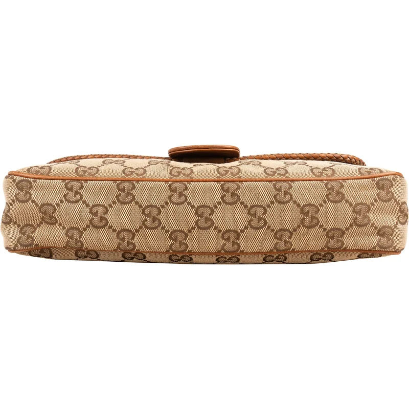 Gucci Monogram GG Canvas Marrakech Tassel Chain Shoulder Bag