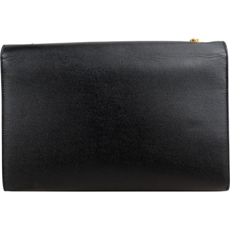 Saint Laurent Grain De Poudre Leather Kate Crossbody Bag