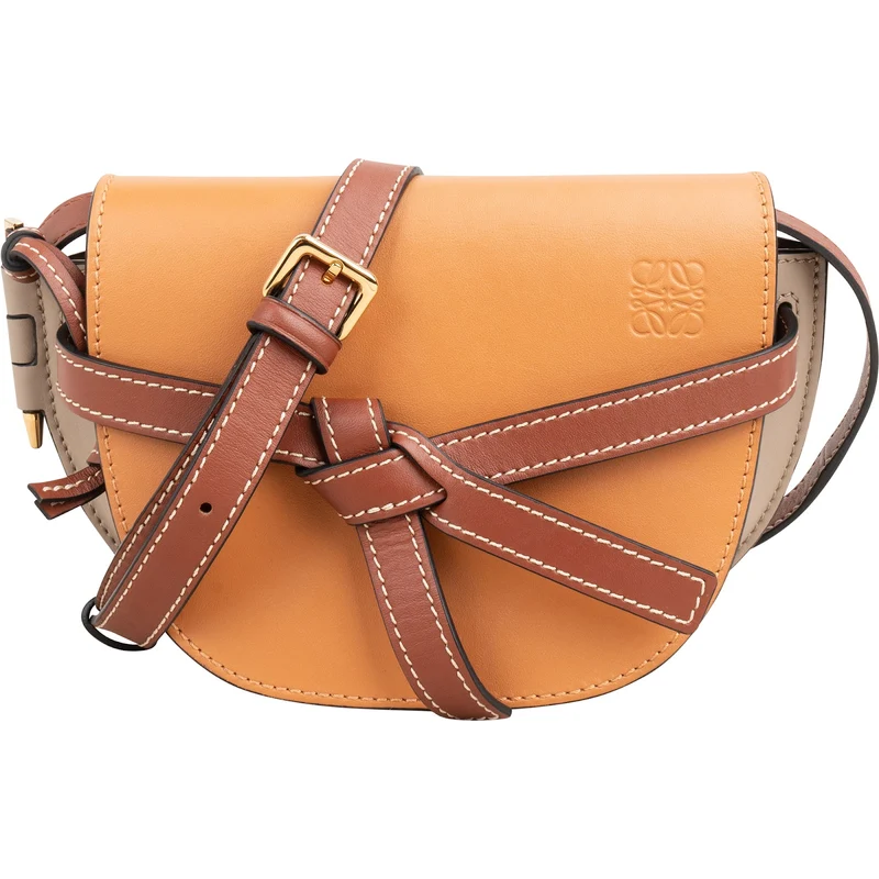 Loewe Tricolor Leather Mini Gate Crossbody Bag