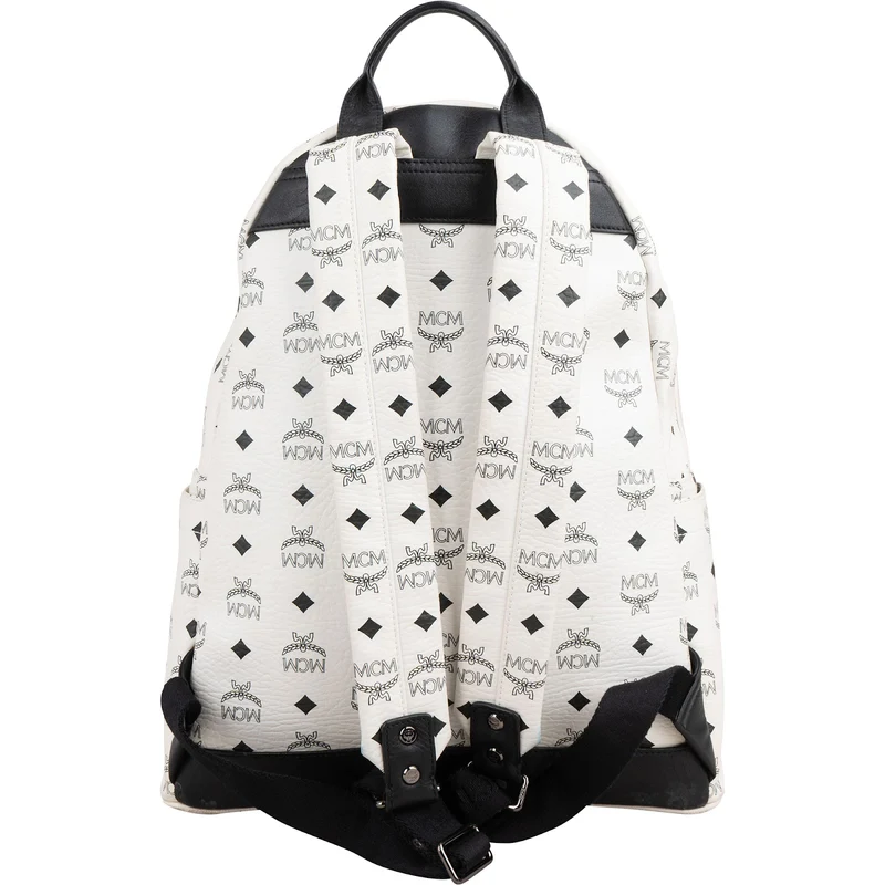 MCM Visetos Monogram Stark Side Studs Backpack