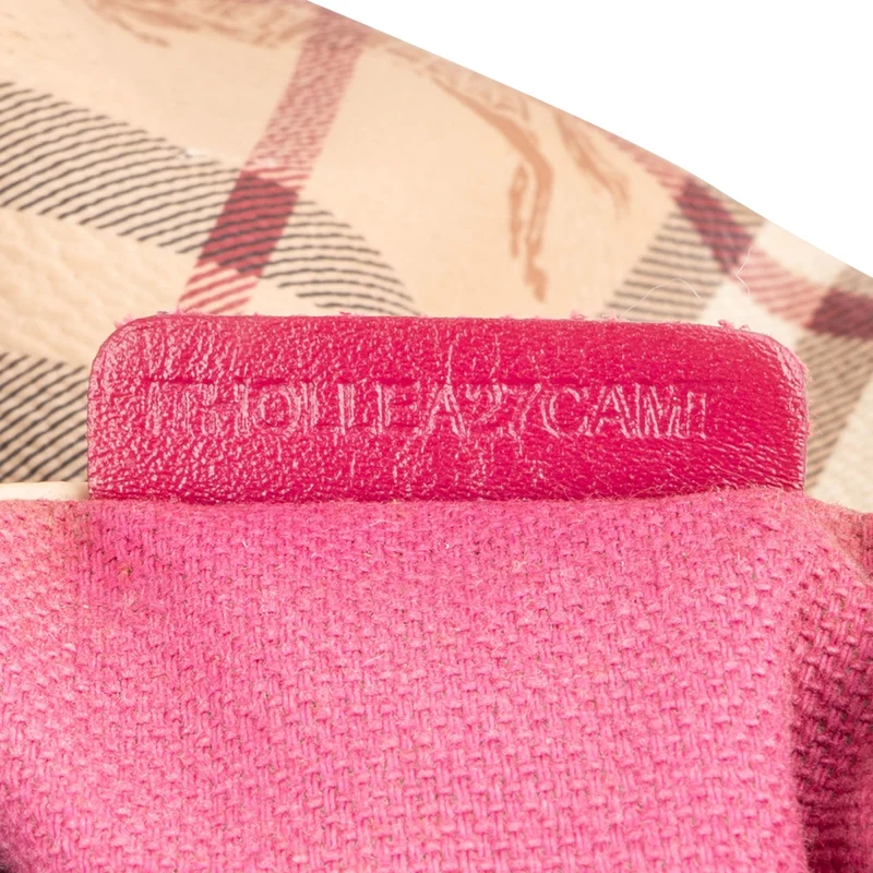 Burberry Haymarket Check Hobo Shoulder Bag