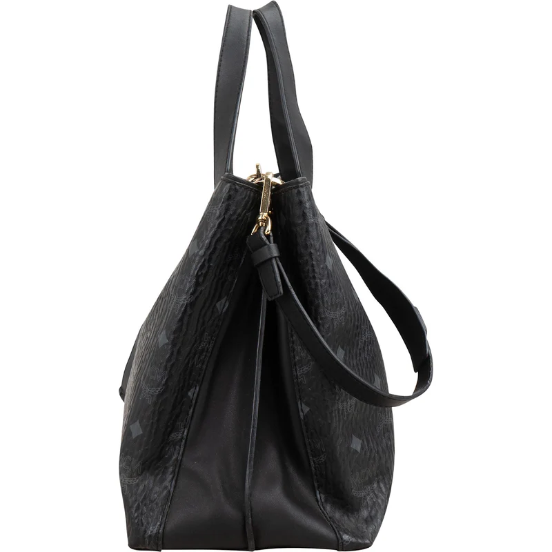 MCM Visetos Monogram Milla Tote Handbag
