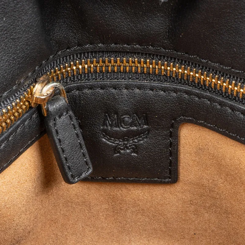 MCM Visetos Monogram Milla Tote Handbag