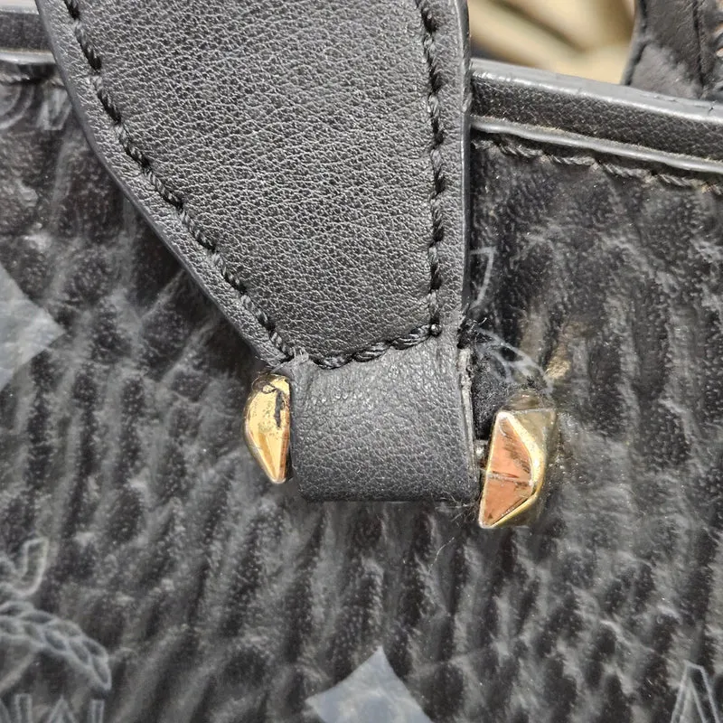 MCM Visetos Monogram Milla Tote Handbag