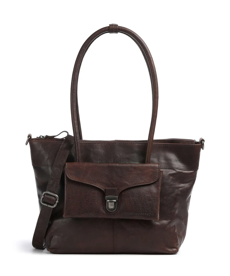 Spikes & Sparrow Bronco Yara Shopper dark brown