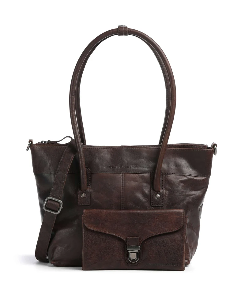 Spikes & Sparrow Bronco Yara Shopper dark brown