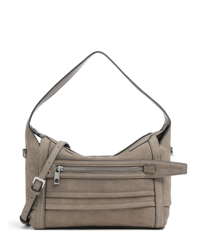 Liebeskind Delia Suede S Schultertasche neutral grey