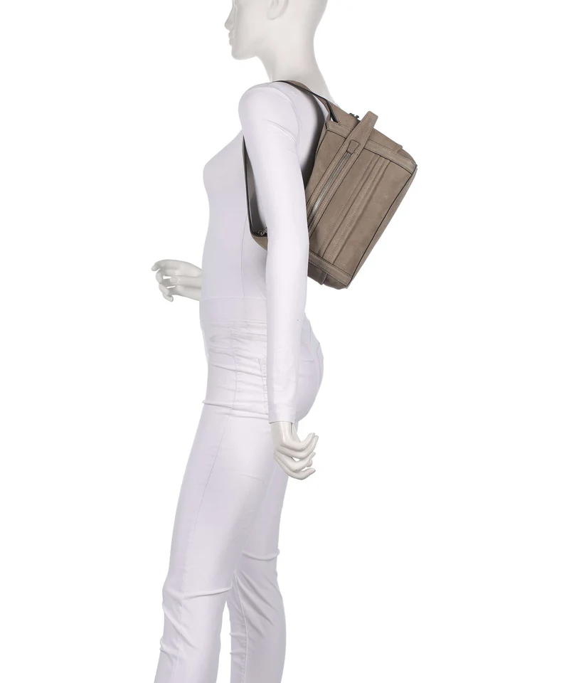 Liebeskind Delia Suede S Schultertasche neutral grey