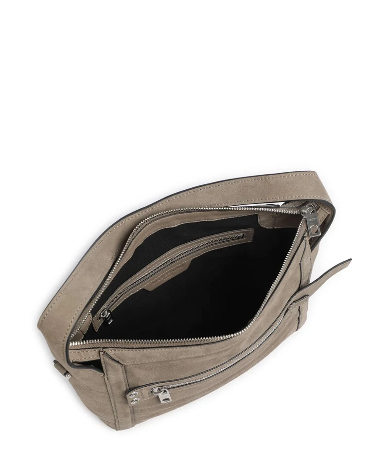 Liebeskind Delia Suede S Schultertasche neutral grey