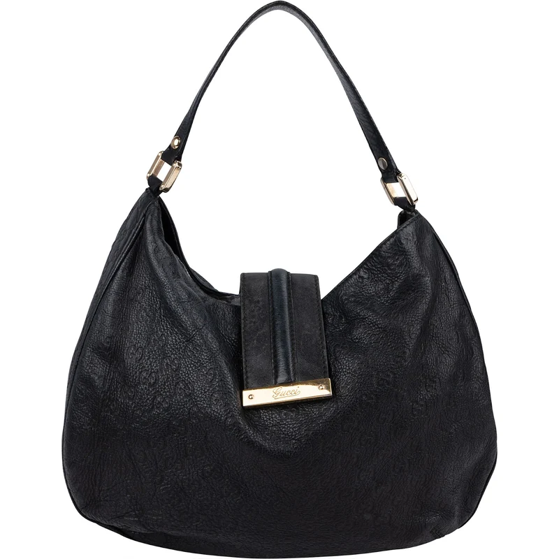 Gucci Guccissima Leather Hobo Shoulder Bag