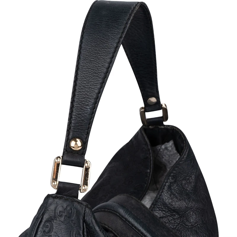 Gucci Guccissima Leather Hobo Shoulder Bag