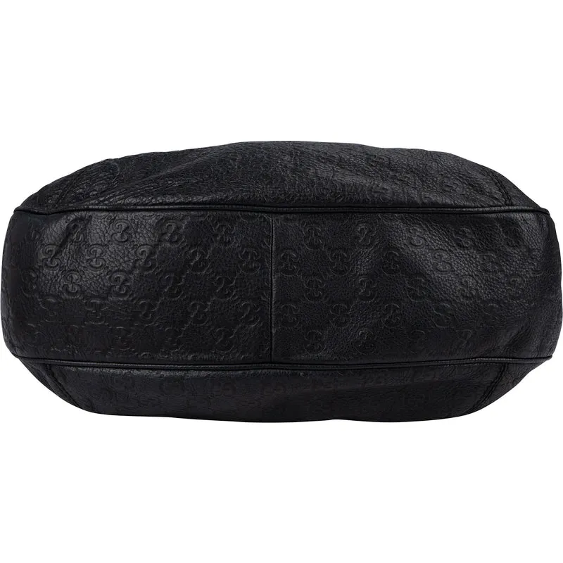 Gucci Guccissima Leather Hobo Shoulder Bag