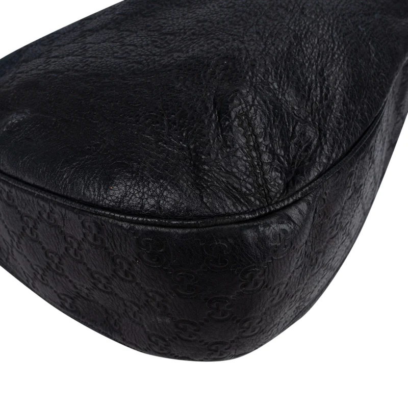Gucci Guccissima Leather Hobo Shoulder Bag