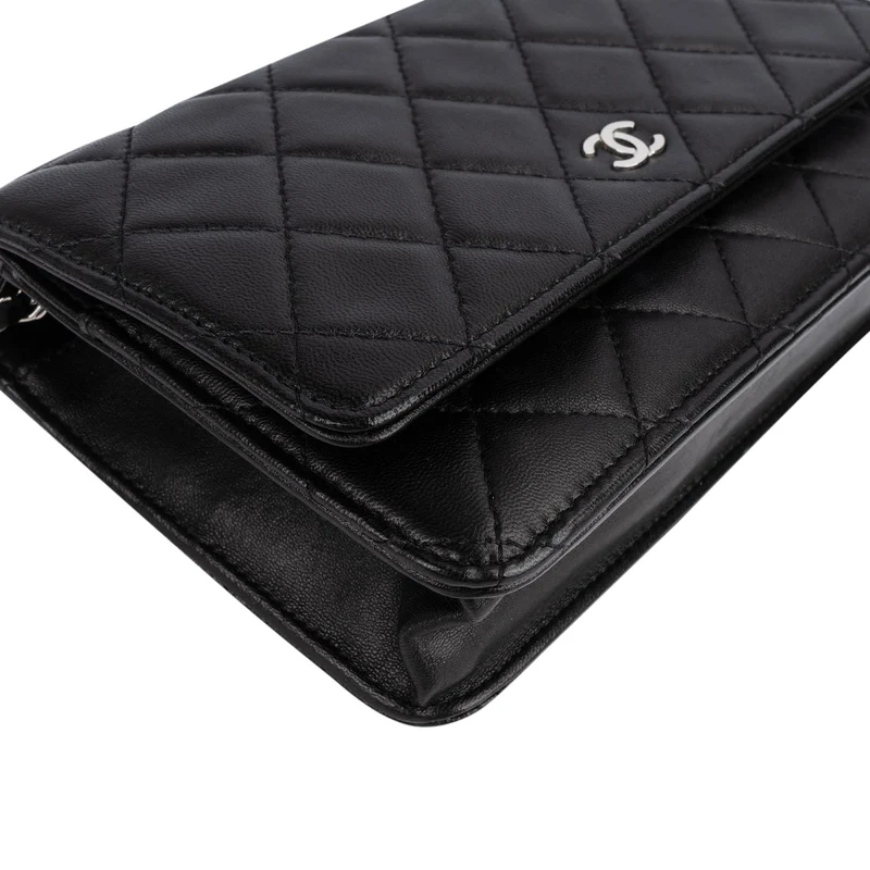 Chanel Quilted Lambskin Wallet on Chain Crossbody Bag