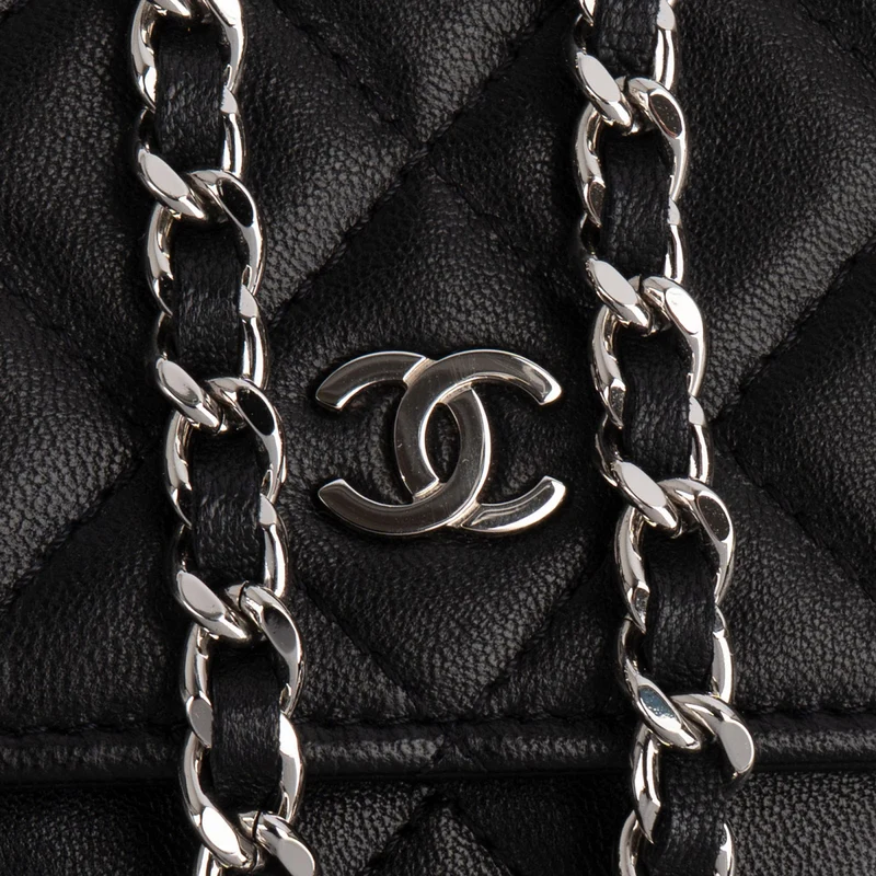 Chanel Quilted Lambskin Wallet on Chain Crossbody Bag