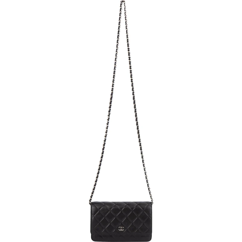 Chanel Quilted Lambskin Wallet on Chain Crossbody Bag