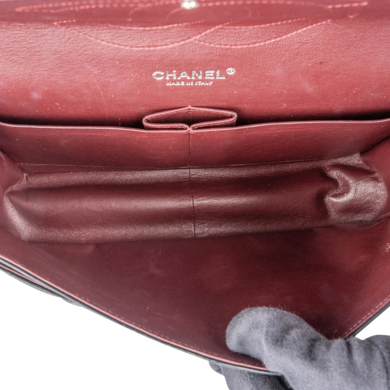 Chanel Quilted Lambskin Jumbo Double Flap Crossbody Bag