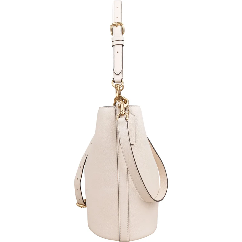 Coach Polished Pebble Leather Willow Bucket Crossbody Shoulder Bag