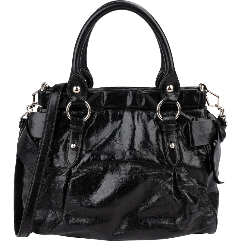 Miu Miu Vitello Lux Leather Handbag