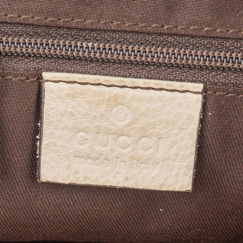 Gucci Monogram GG Canvas Jolicoeur Web Tote Handbag