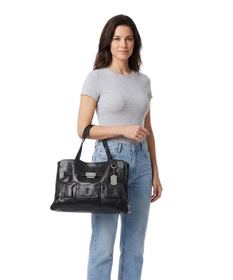 DKNY Bryar Large Handtasche black/silver