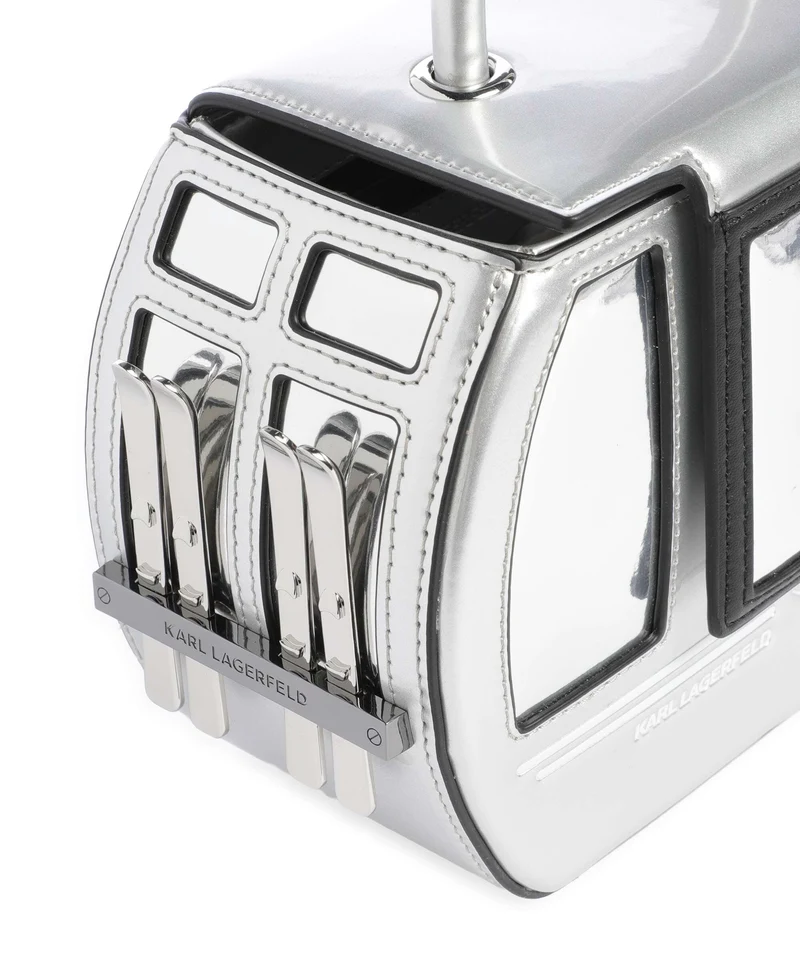 Karl Lagerfeld Ikon Umhängetasche silver