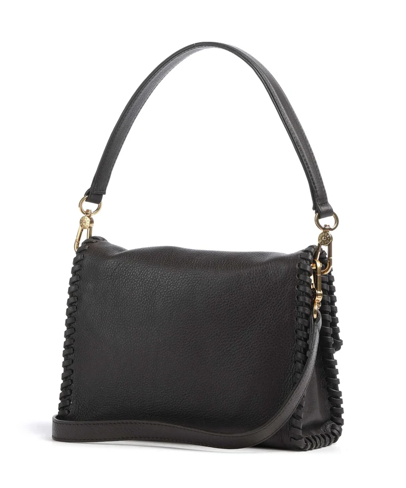 Abro Dalia Temi Stitch Schultertasche dark brown
