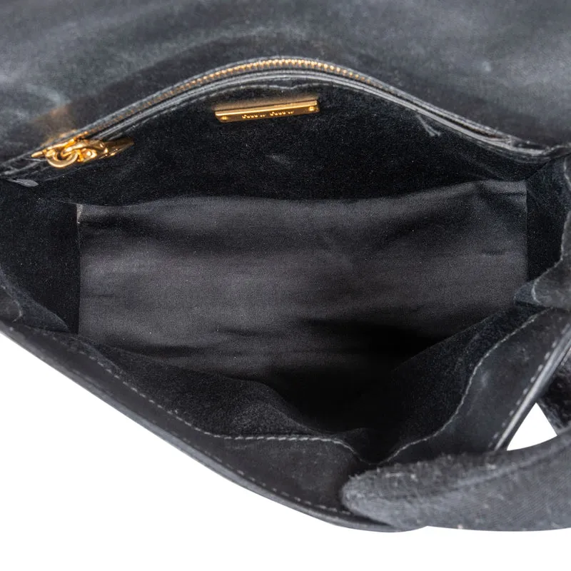 Miu Miu Madras Leather Flap Crossbody Bag