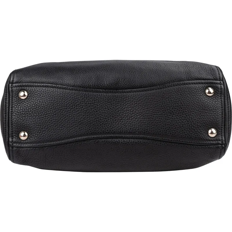 Miu Miu Grained Leather Vitello Daino Tote Shoulder Bag
