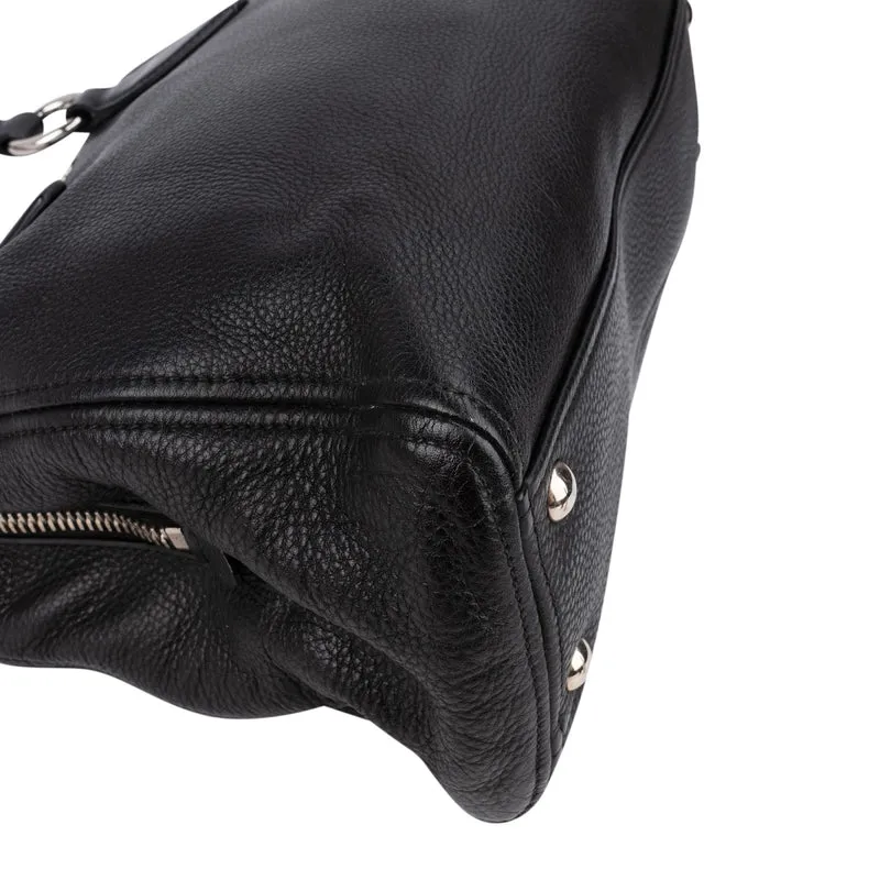 Miu Miu Grained Leather Vitello Daino Tote Shoulder Bag