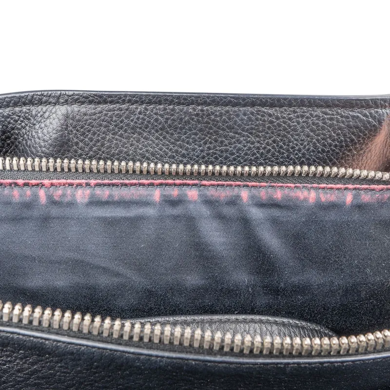 Miu Miu Grained Leather Vitello Daino Tote Shoulder Bag