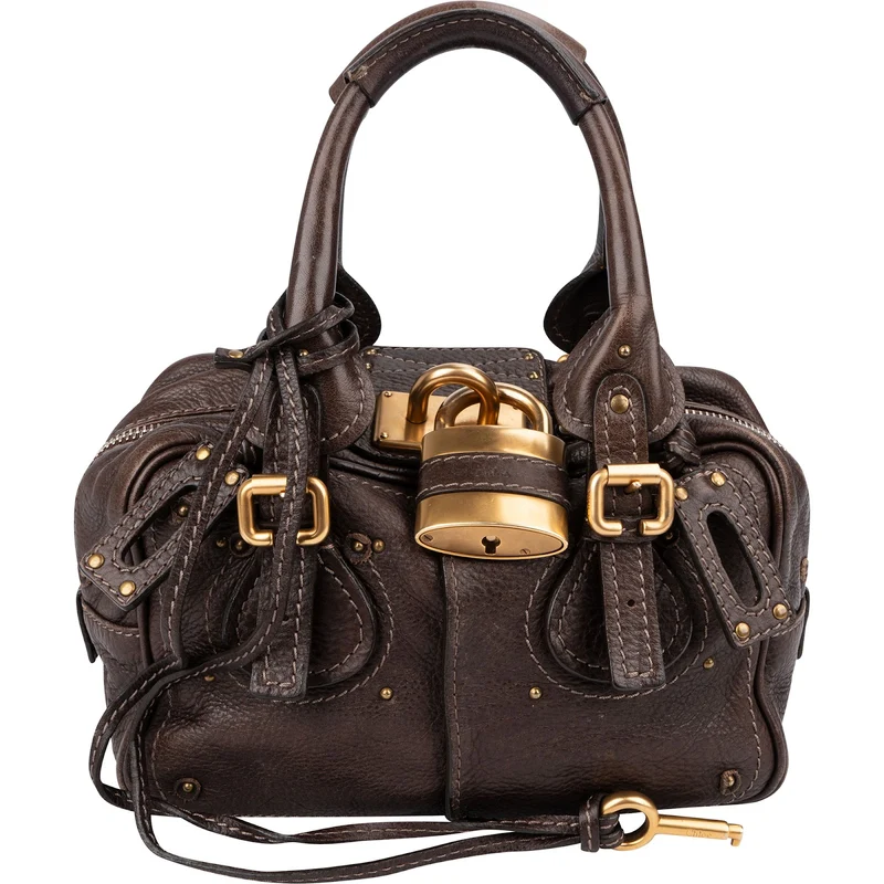 Chloé Brown Leather Paddington Handbag