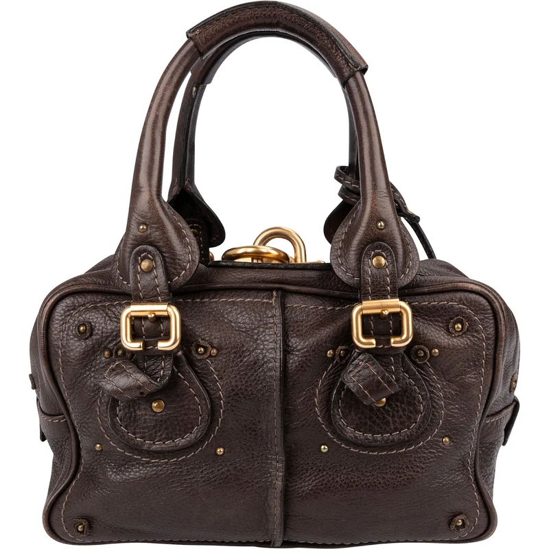 Chloé Brown Leather Paddington Handbag
