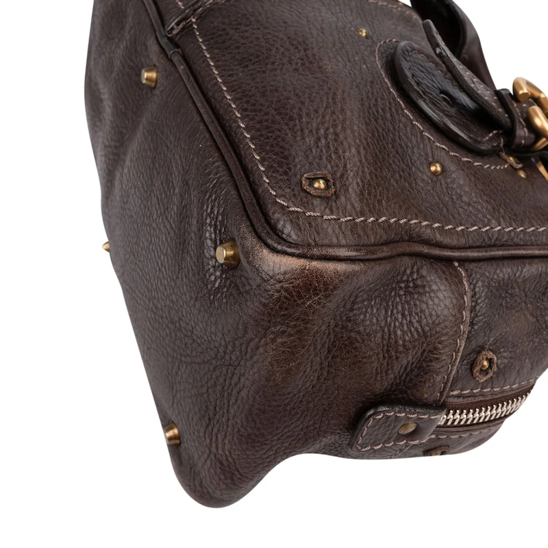 Chloé Brown Leather Paddington Handbag