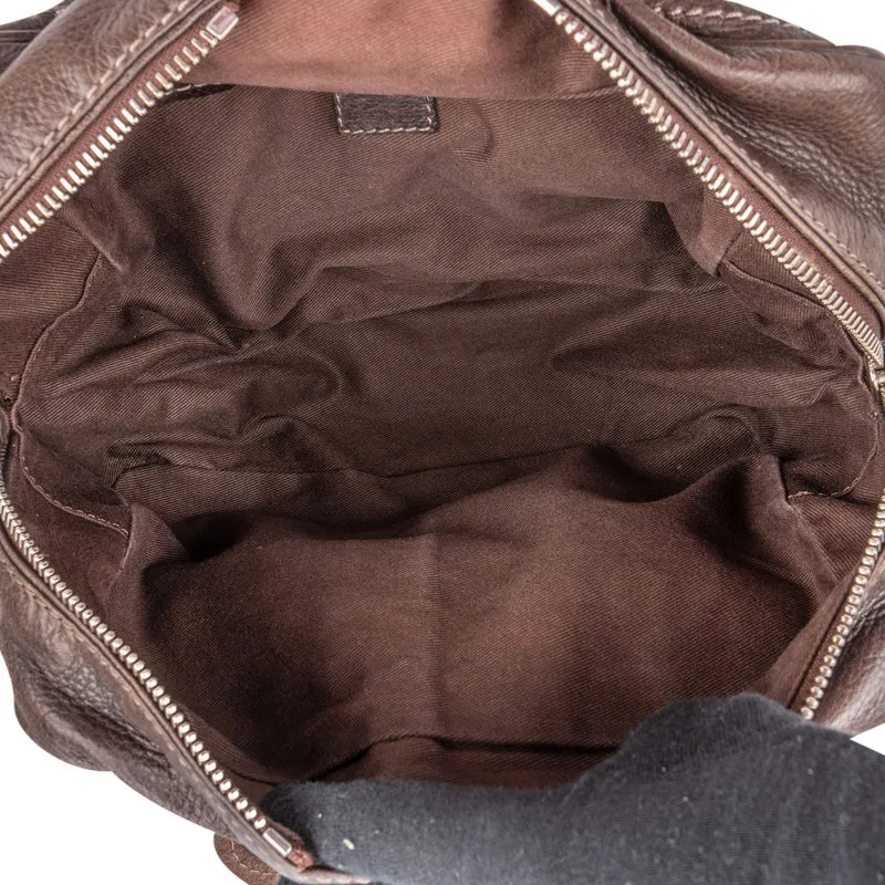 Chloé Brown Leather Paddington Handbag