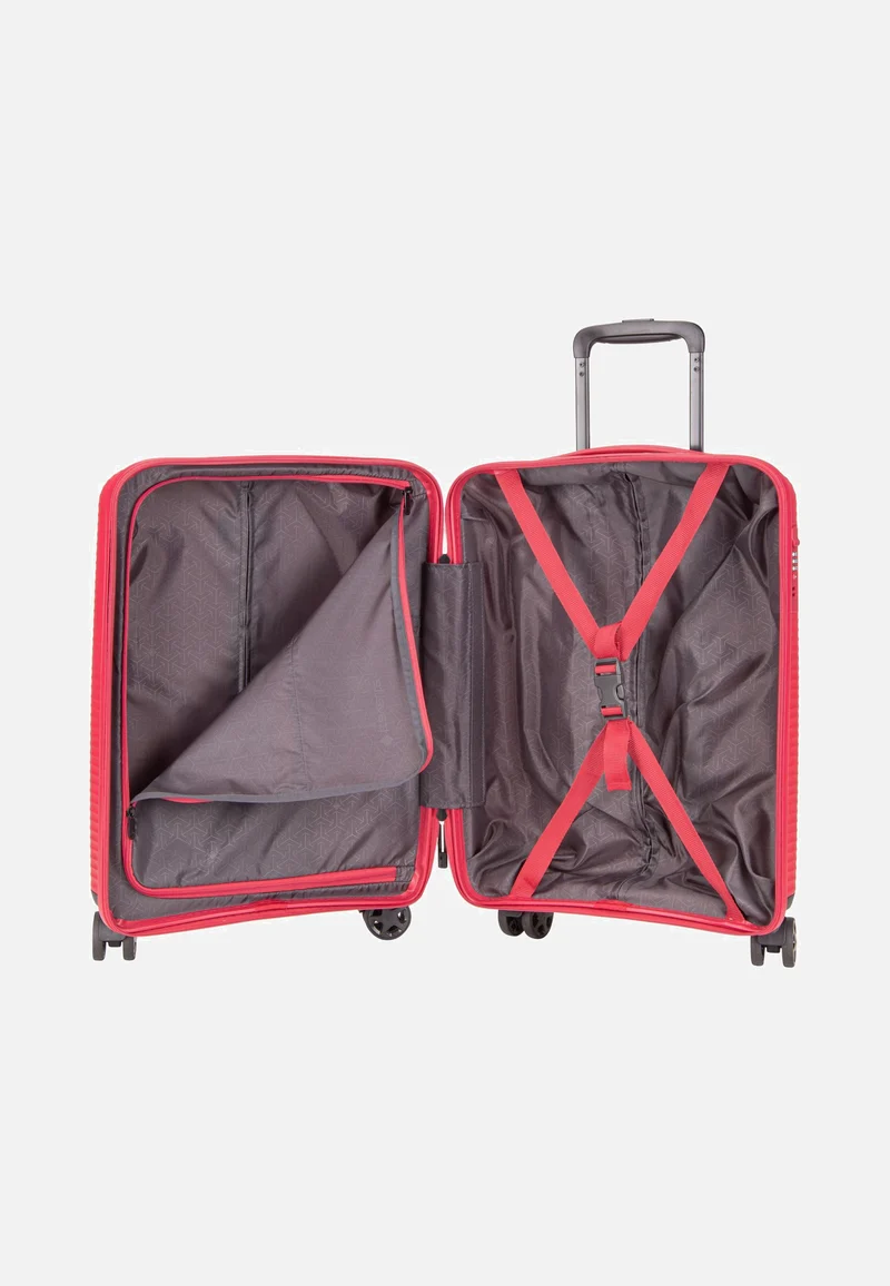Air Stripe Trolley 4w S Red - Koffer