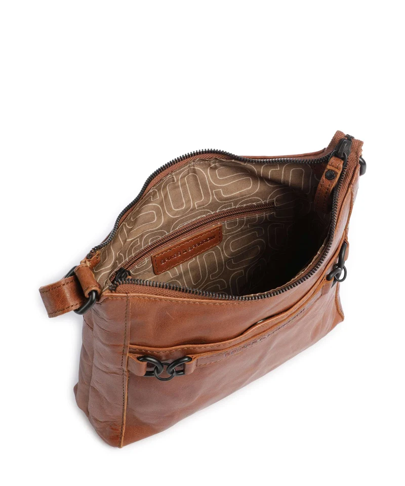 Spikes & Sparrow Bronco Elize Umhängetasche brandy