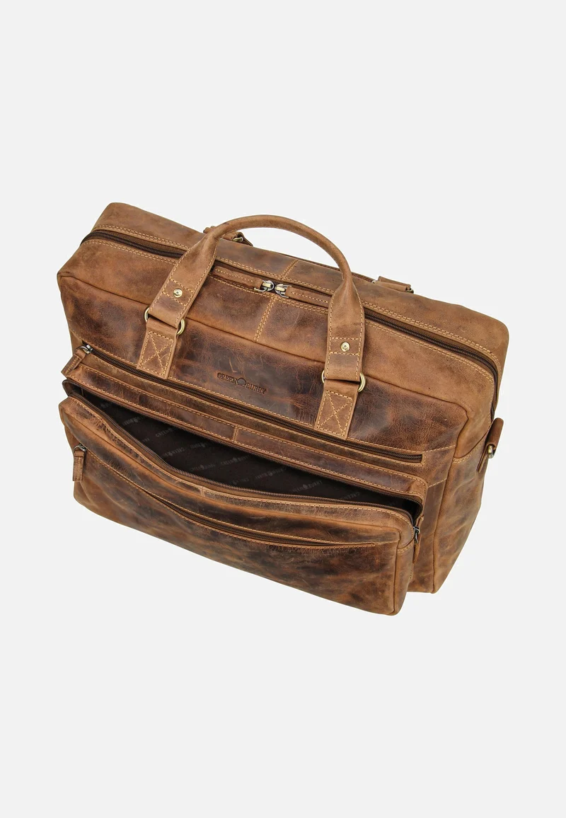 Vintage 1539 Sattelbraun - Aktentasche