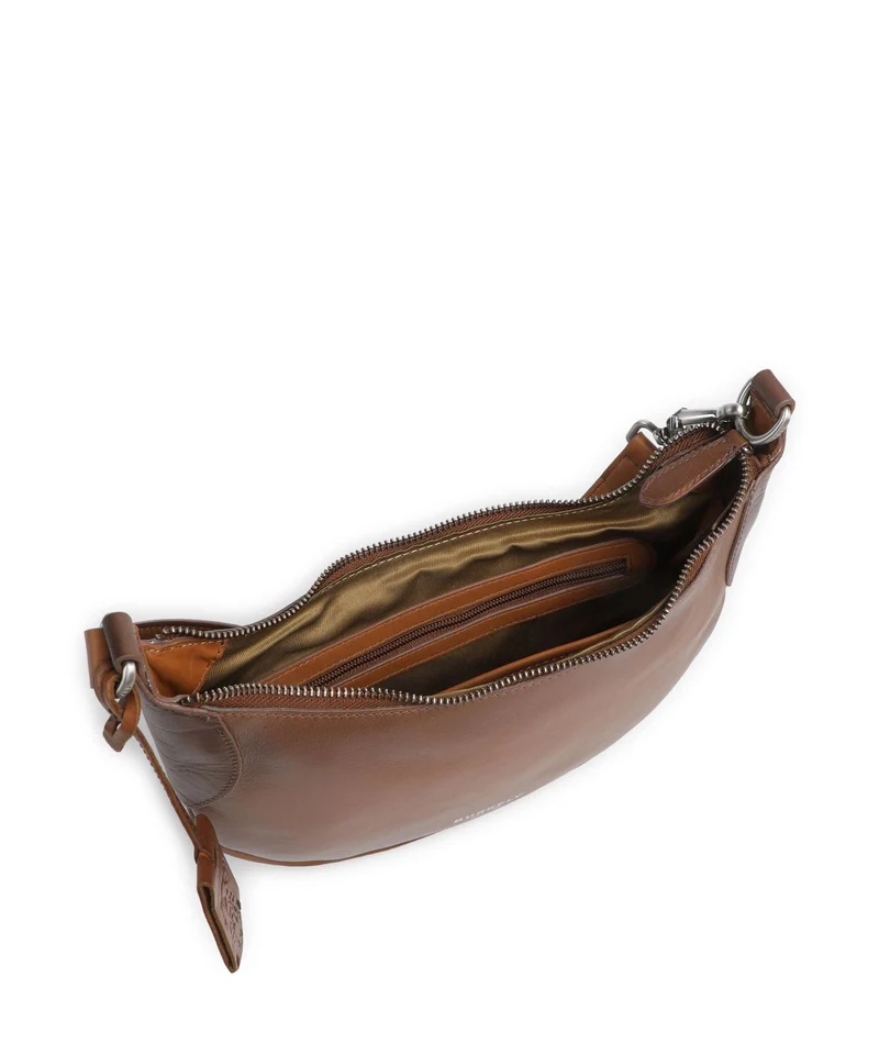 Burkely Ledger Schultertasche cognac