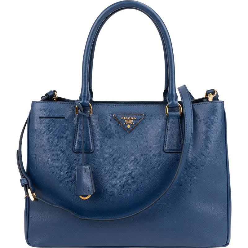Prada Saffiano Lux Leather Galleria Tote Handbag