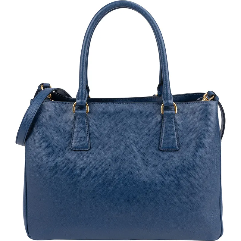 Prada Saffiano Lux Leather Galleria Tote Handbag
