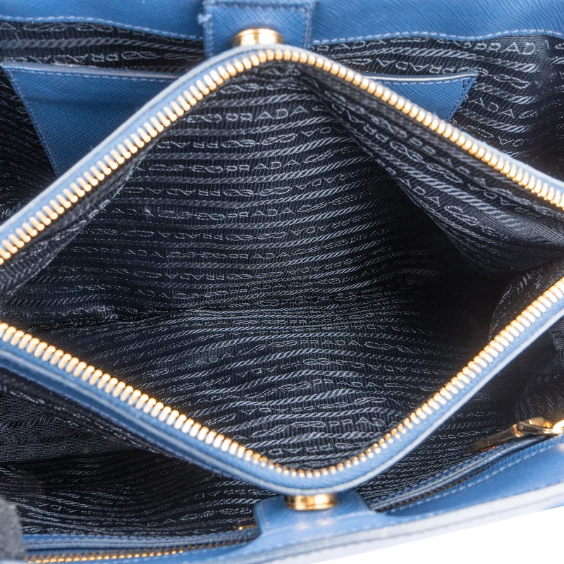 Prada Saffiano Lux Leather Galleria Tote Handbag