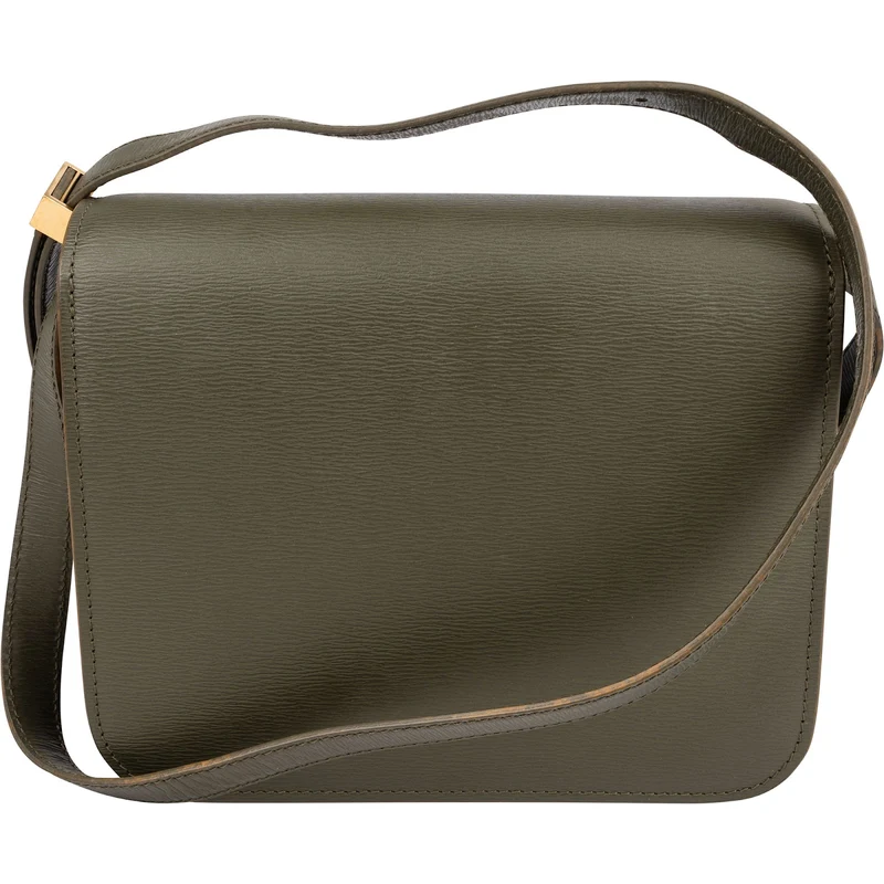 Celine Grained Calfskin Classic Box Crossbody Bag