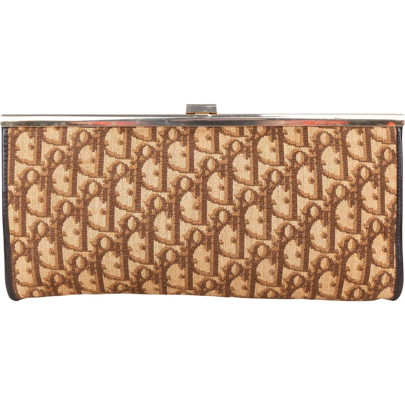 Christian Dior Trotter Monogram Vintage Clutch