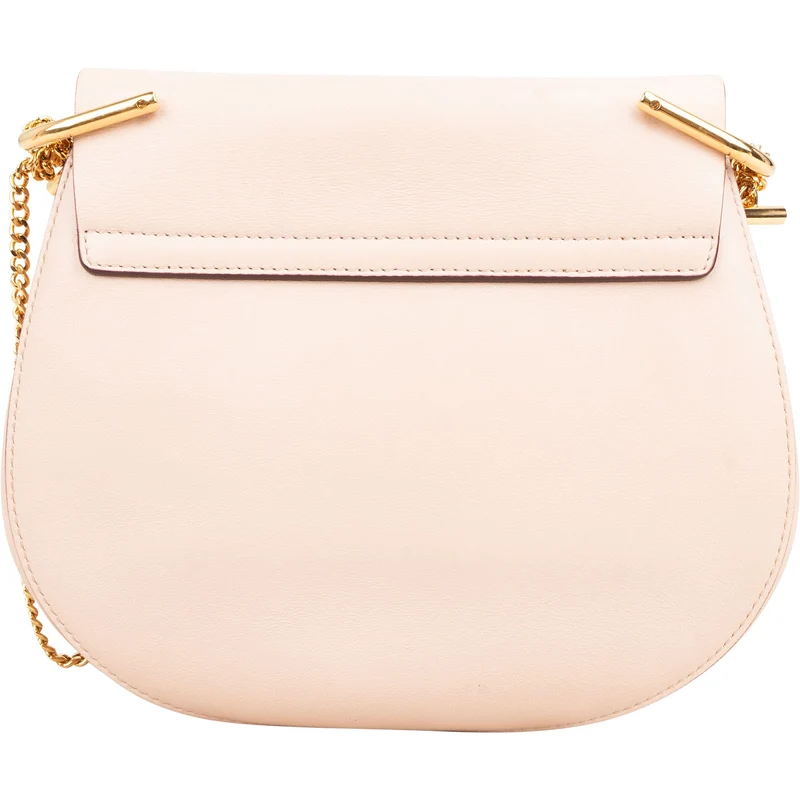 Chloé Suede Leather Bicolor Drew Crossbody Bag