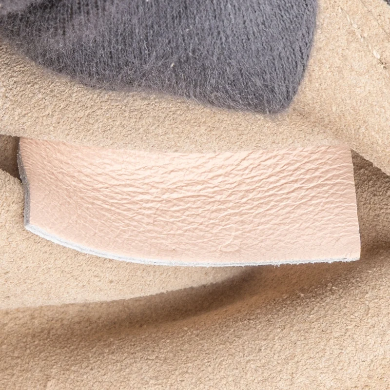 Chloé Suede Leather Bicolor Drew Crossbody Bag