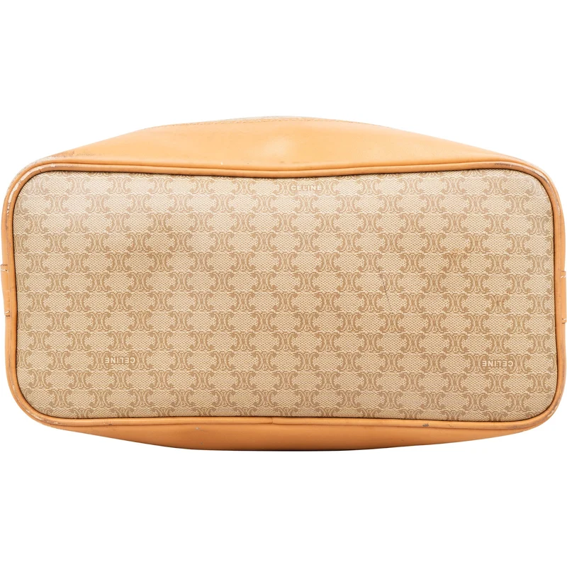 Celine Macadam Monogram Bucket Shoulder Bag
