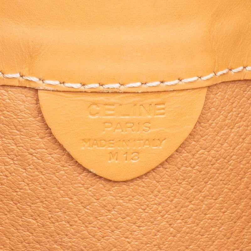 Celine Macadam Monogram Bucket Shoulder Bag