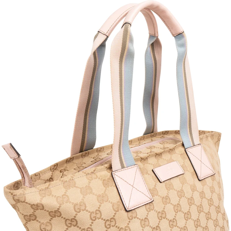 Gucci Monogram GG Canvas Tote Shoulder Bag