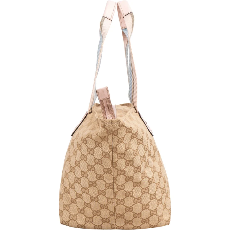 Gucci Monogram GG Canvas Tote Shoulder Bag